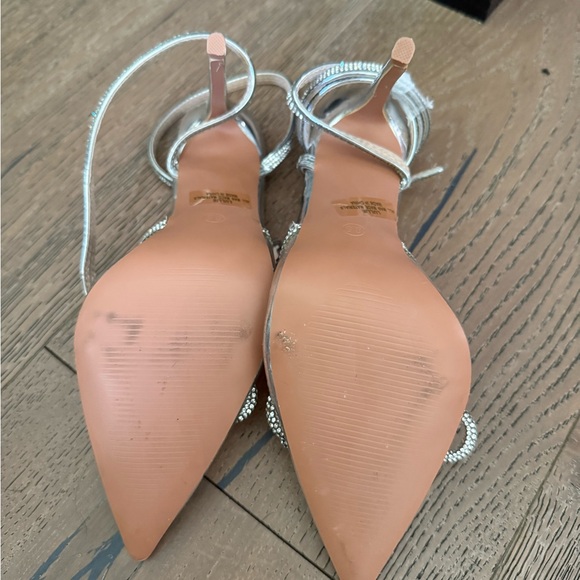 Lulu's Silver Embellished Heels - Picture 3 of 3